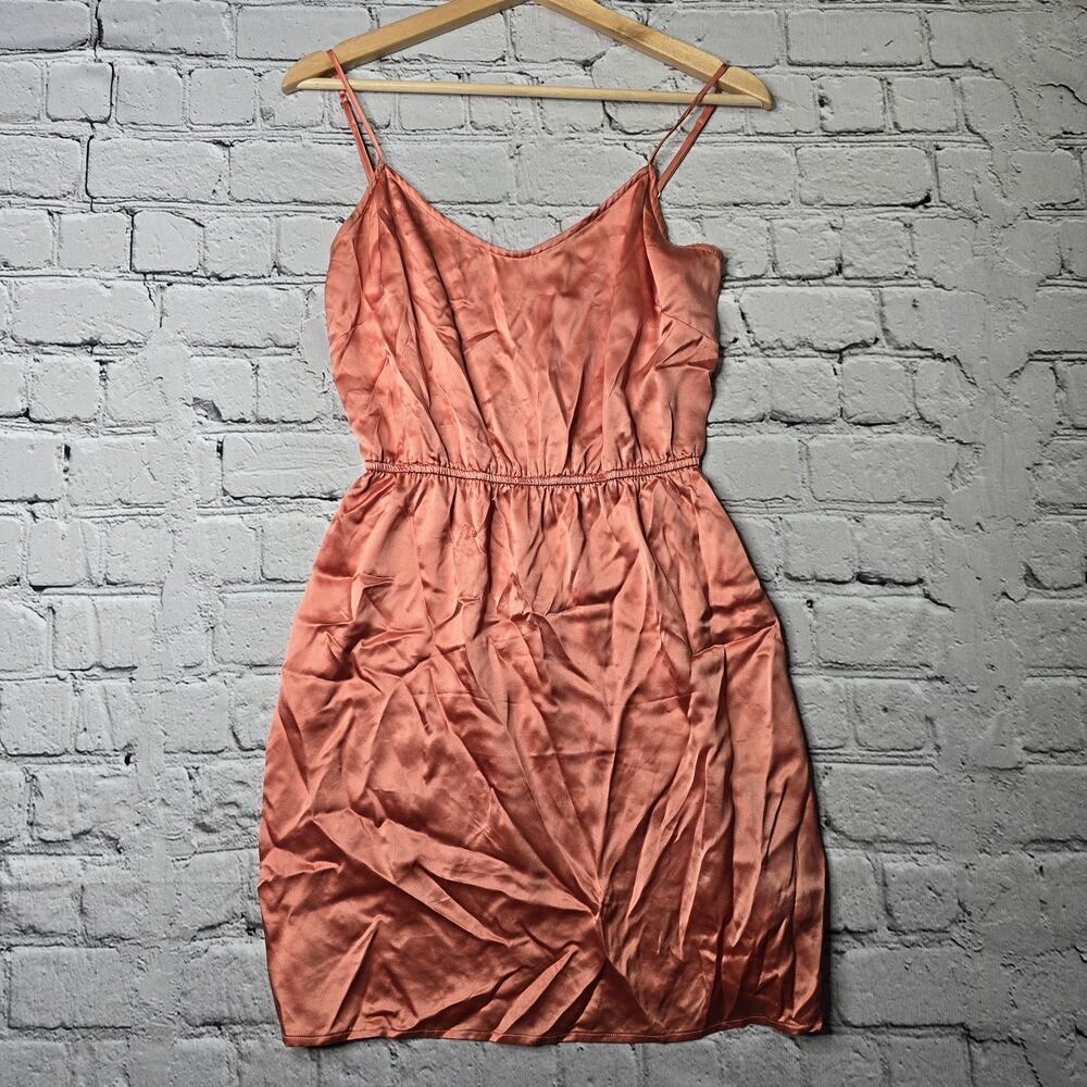 Twelfth Street By Cynthia Vincent 100% Silk Slip A‎ Line Dress Size Small